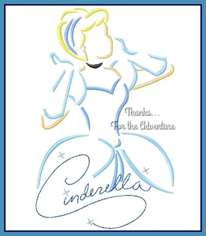 Костюм Золушки рисунок