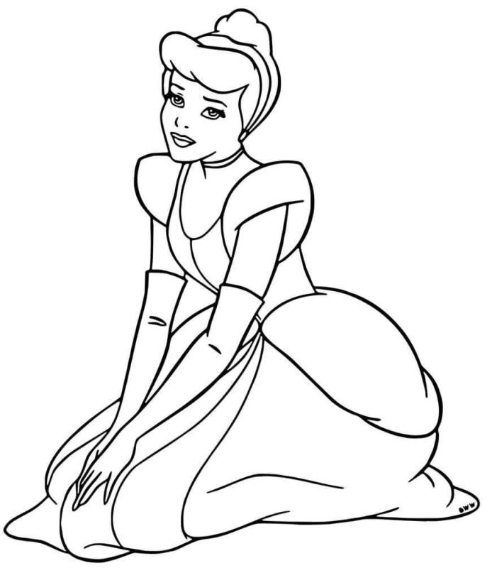 250 Рисунки для срисовки карандашом Золушка