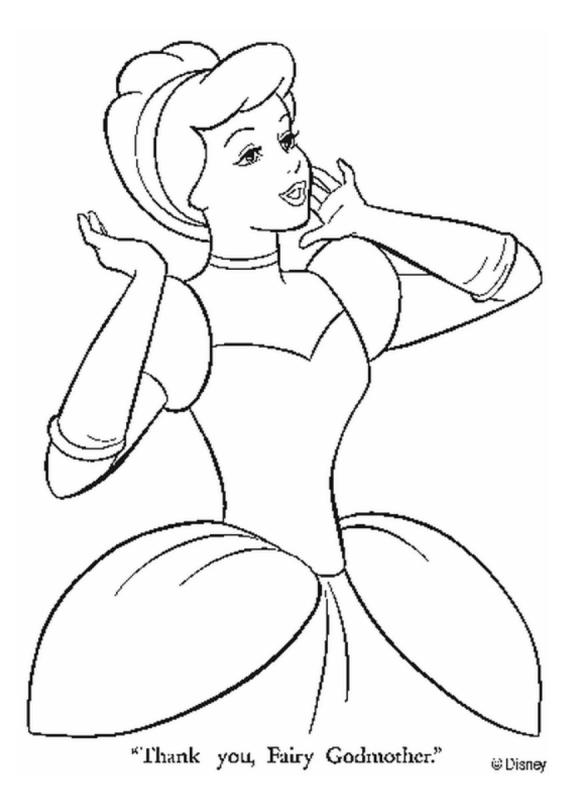 Рисования принцессы Золушка