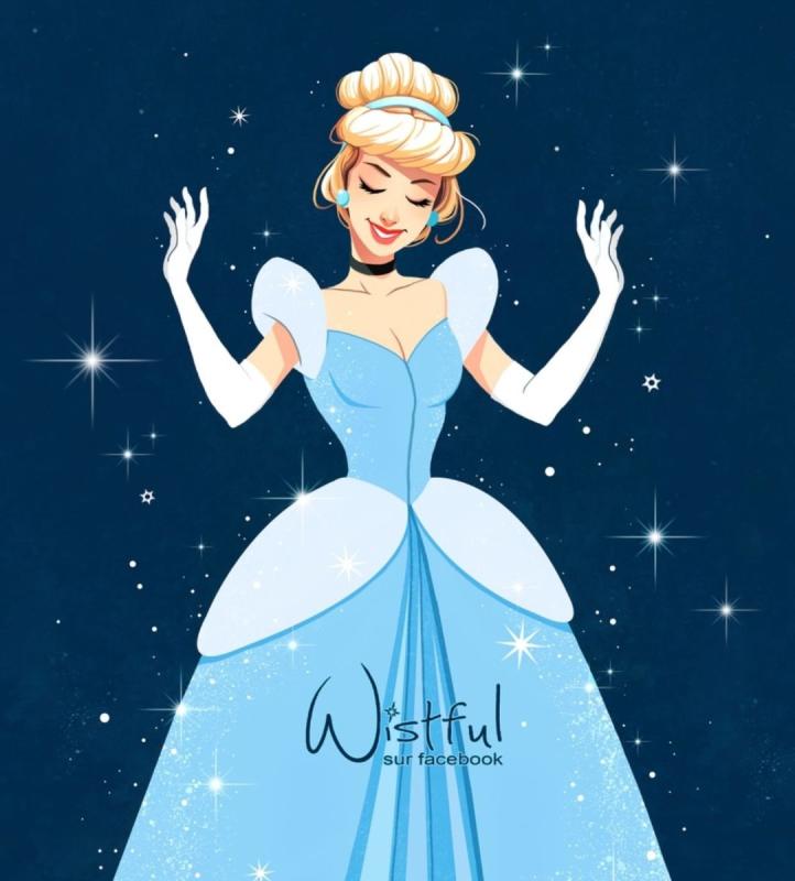 Рисунок Золушка карандашом для детей