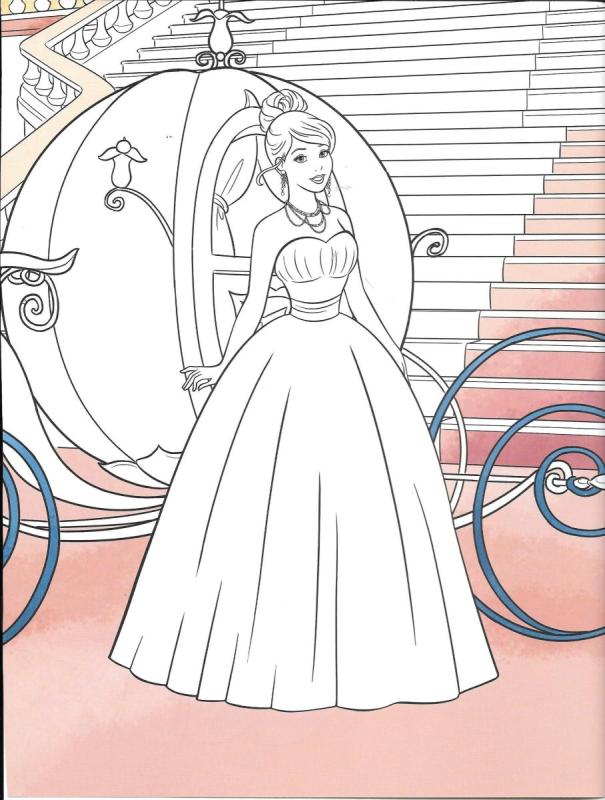 Золушка рисунок пошагово