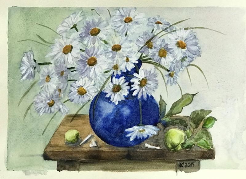 Ольга Симонова художник ромашки