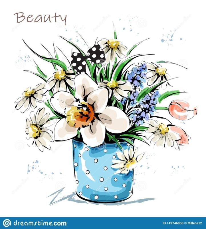 Вышивки Fujico ромашки