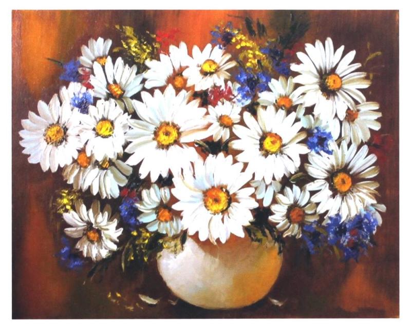 Картина одна Ромашка в вазе