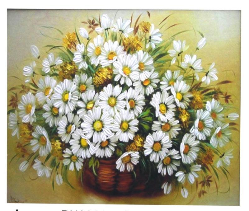 Натюрморт ромашки в вазе