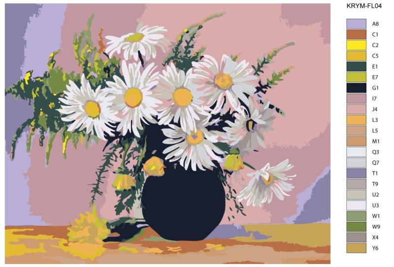 Воробьева Ольга. "Ромашковое настроение" картина