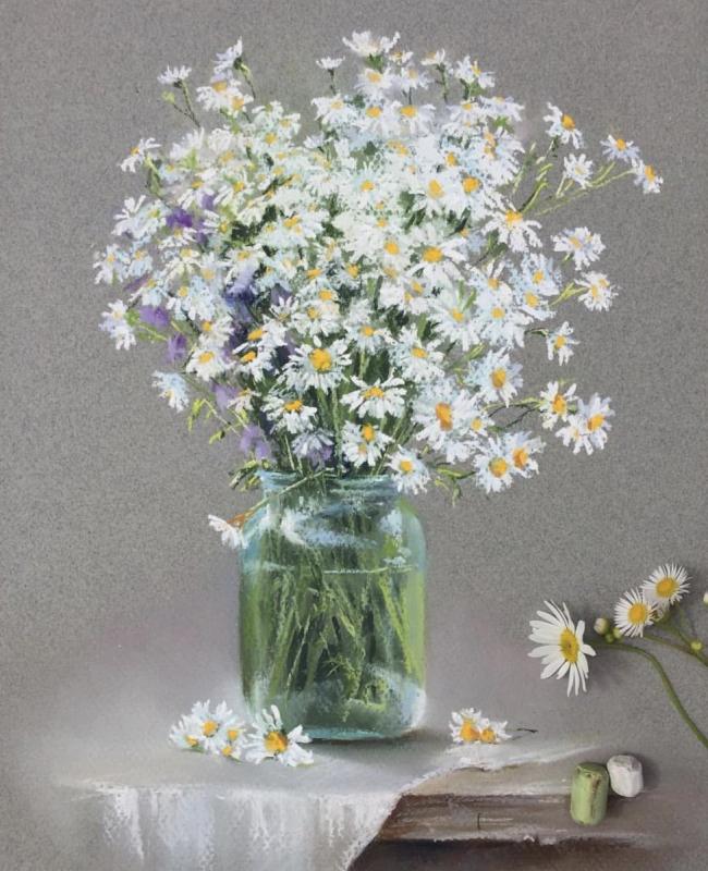 Налбандян художник натюрморт ромашки