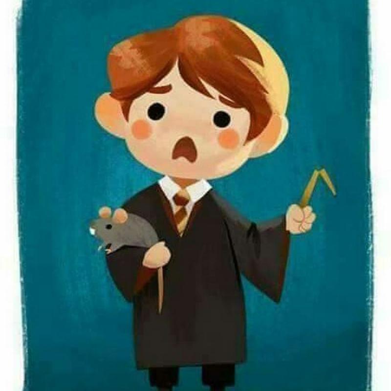 Рон из Гарри Поттера арт