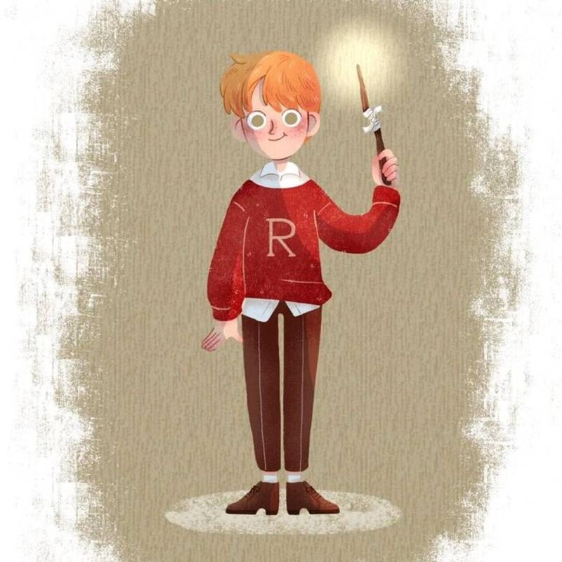 Рон Уизли арт