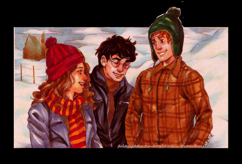 Гарри Поттер и Рон Уизли арт