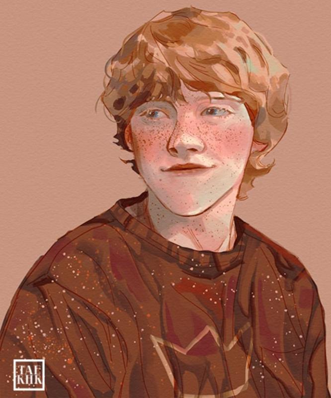 Рон Уизли иллюстрации