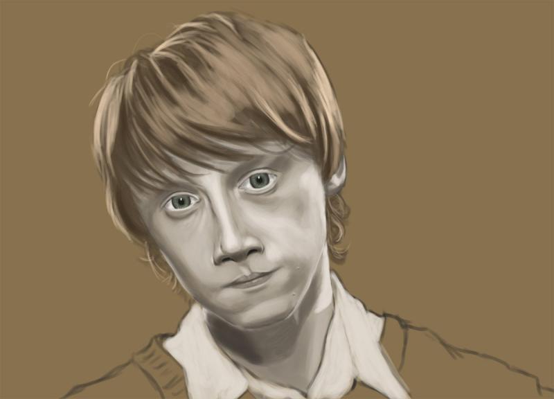 Рон Уизли Art портрет