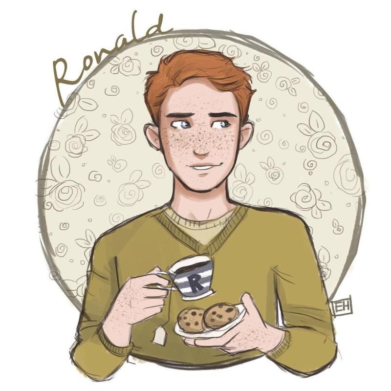 Рисунки чай Гарри