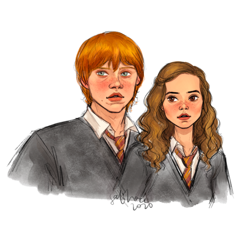 Гарри Поттер Гермиона и Рон
