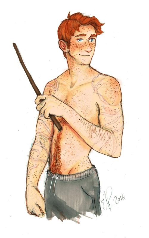 Рон Уизли мультяшный