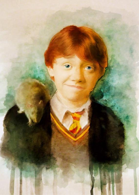 Нарисовать Рона из Гарри Поттера