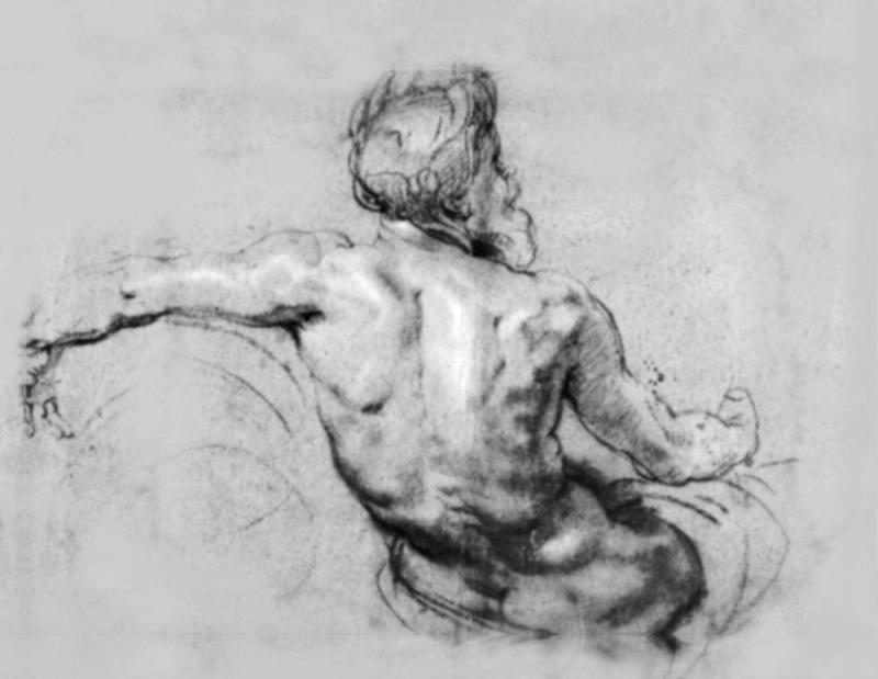 Рубенс Наброски людей