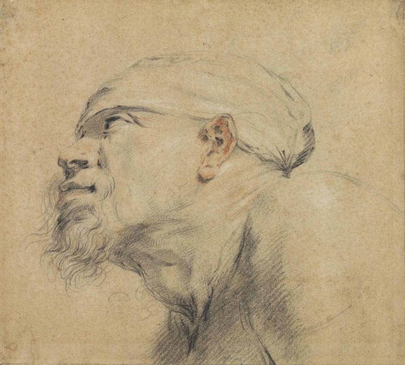 Рисунок набросок Ван Дейк