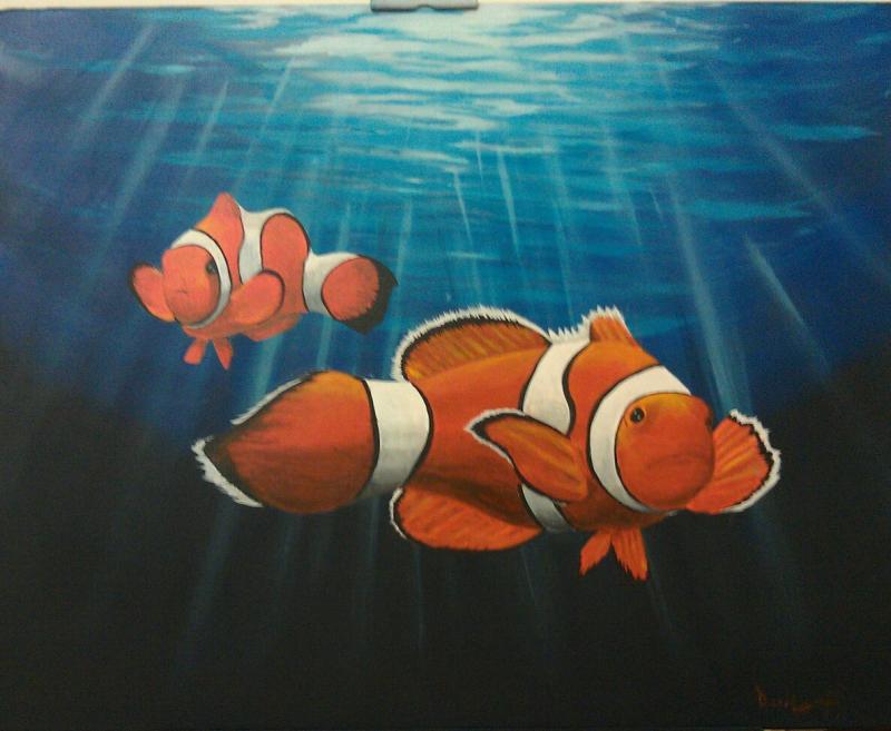 Мультяшка рыба клоун