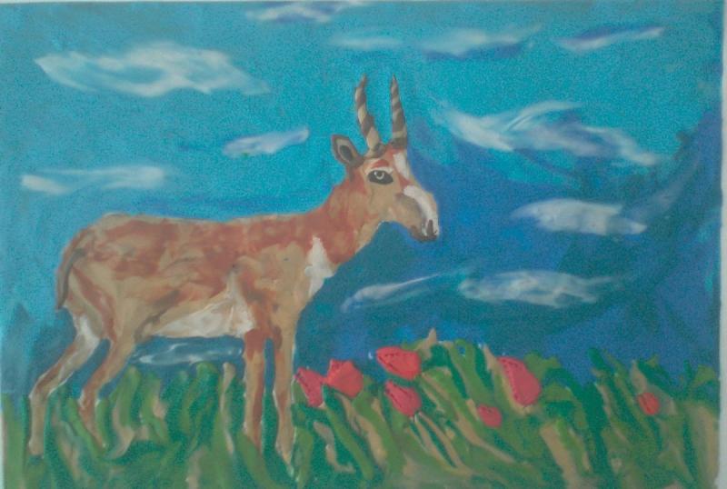 Сайгак мультяшный