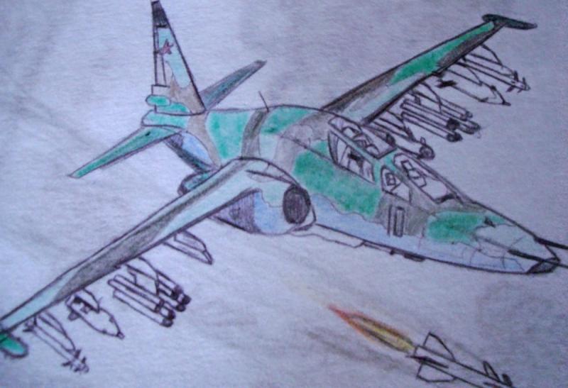 Нарисовать футуристический самолет