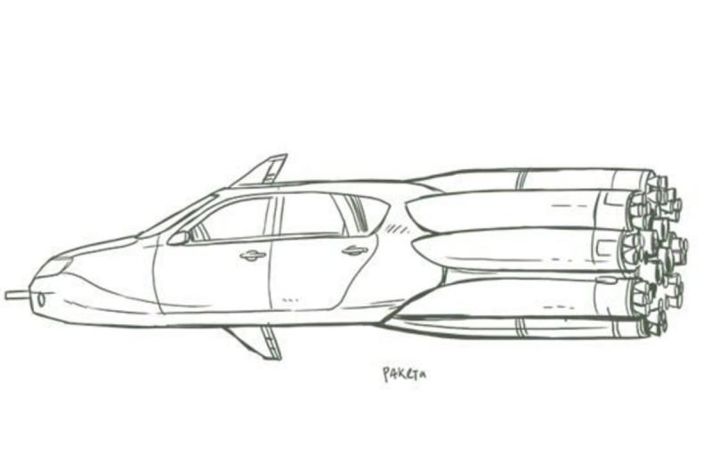 Ретрофутуризм космические корабли