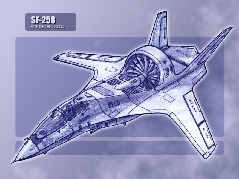 Самолет будущего раскраска