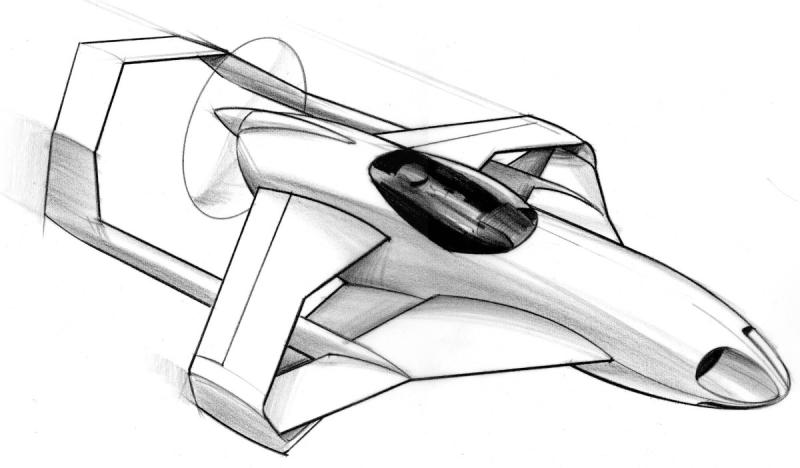 Самолёт будущего рисунки