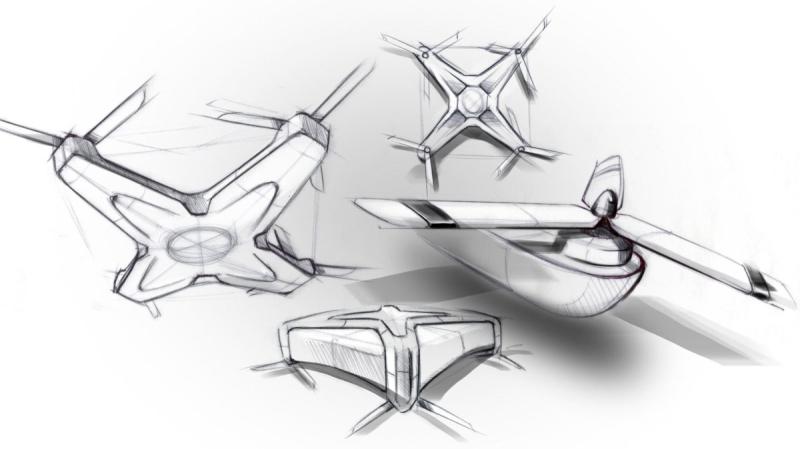 Концепт скетчи вертолетов