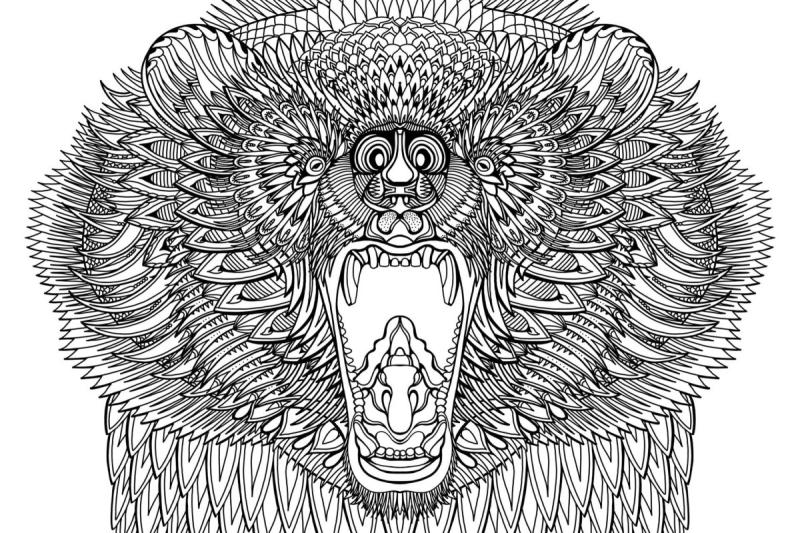 Мандала медведь