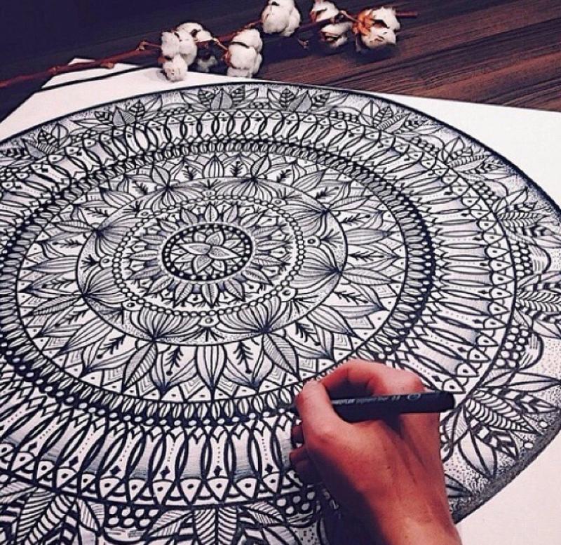 Рисование мандал
