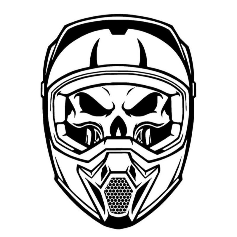 Каска строительная вид спереди контур