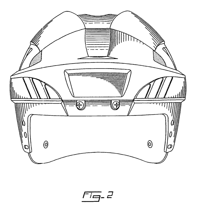 Набросок чертежа шлема