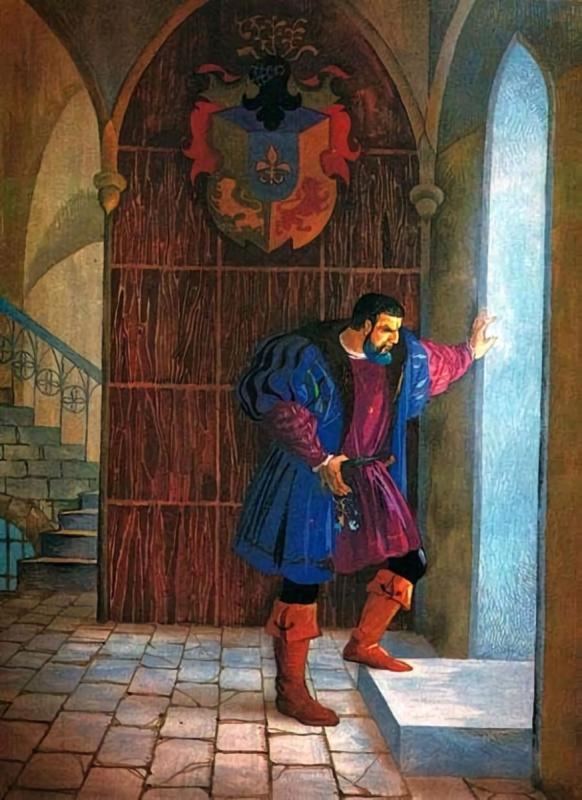 Синяя борода иллюстрации73