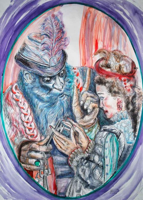 Братья Гримм синяя борода