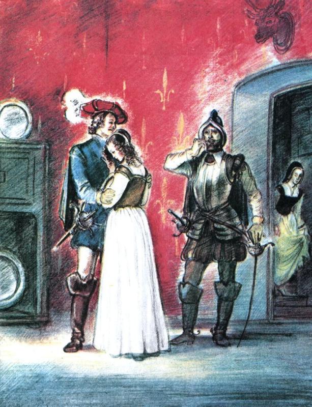 Синяя борода иллюстрации из книги