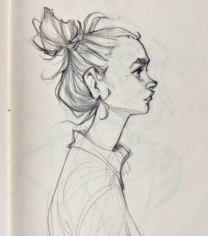 Скетчи девушек