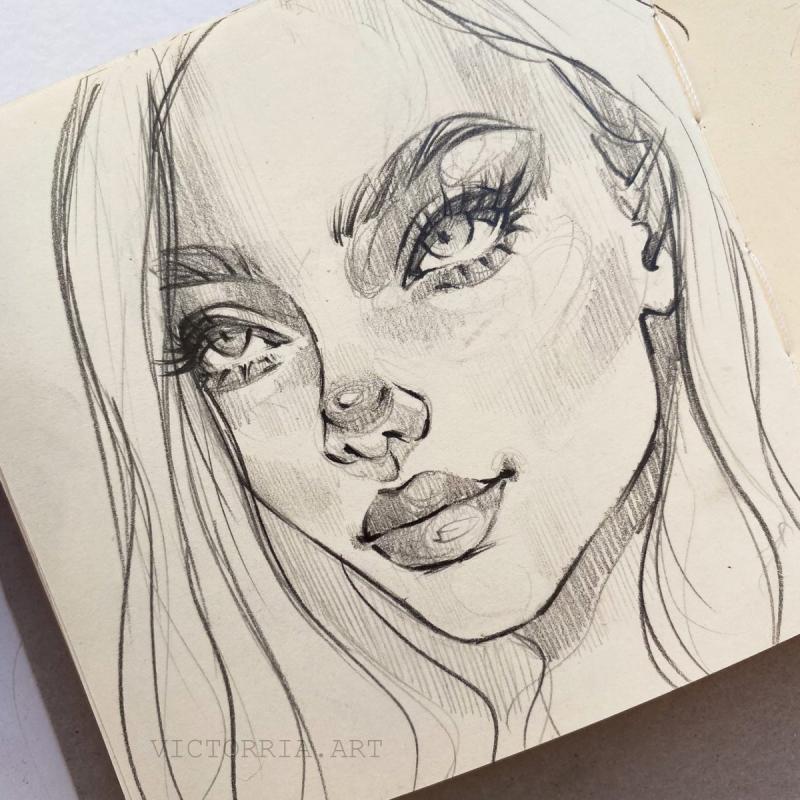 Рисунки карандашом на свободную тему