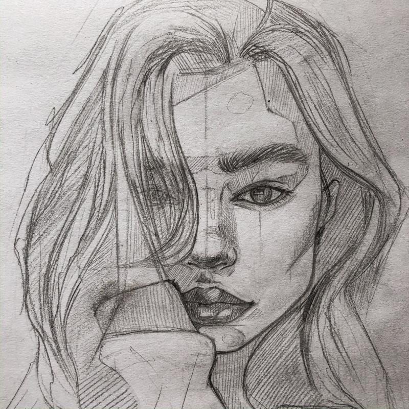 Рисунки карандашом на свободную тему