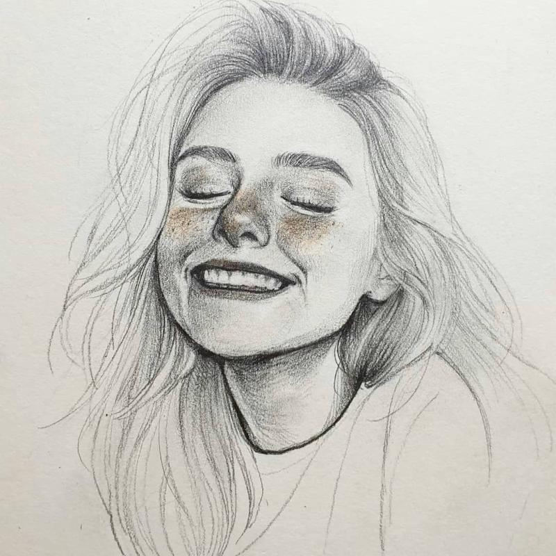 Катя Адушкина набросок