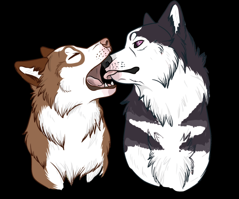 Собака в мультяшном стиле