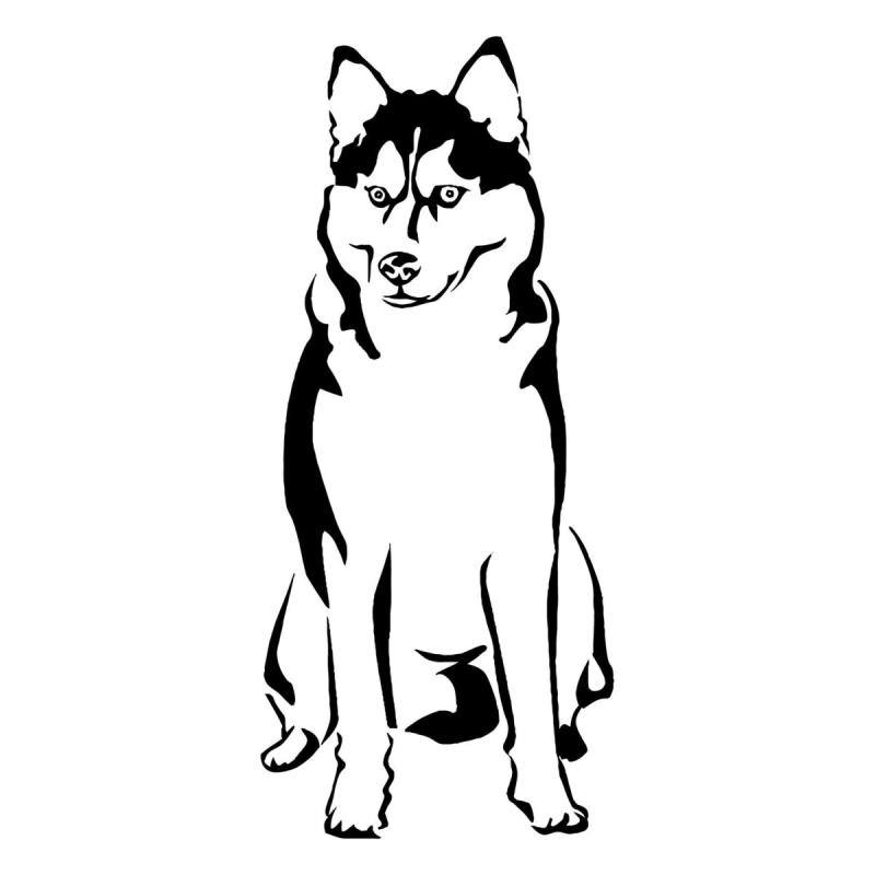 Хаски щенок вектор