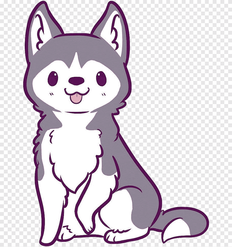 Хаски эскиз