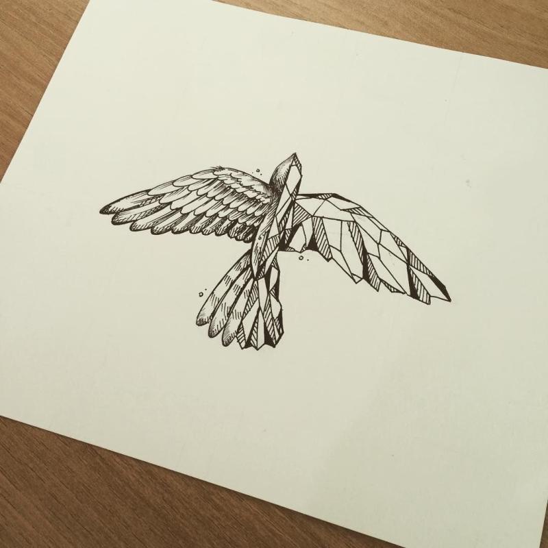 Орел рисунок