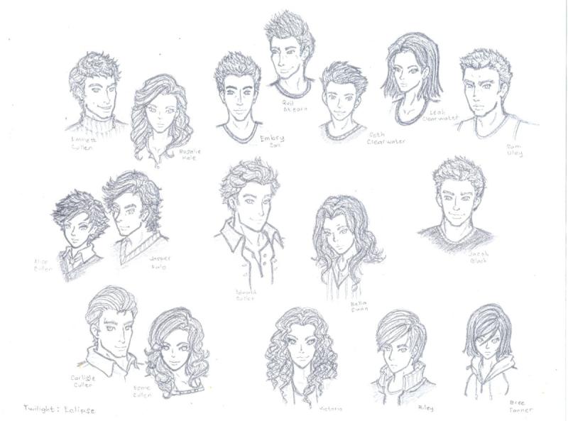 Рисунки для срисовки Сумерки легкие