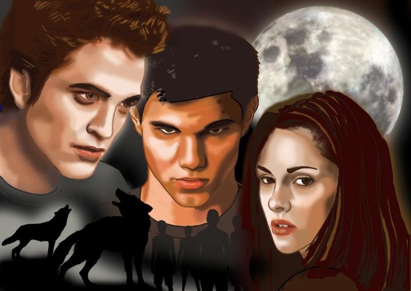 Сумерки Белла и Джейкоб арт