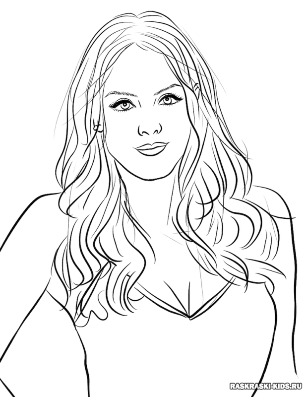 Портрет Кристен Стюарт карандашом