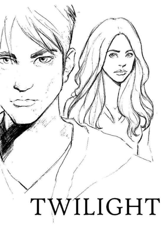 Раскраски вампиры Сумерки