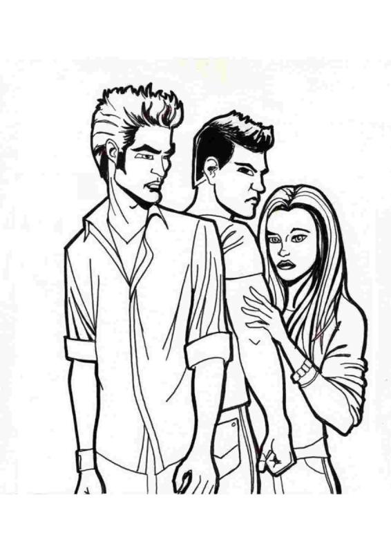 Раскраска Сумерки Белла