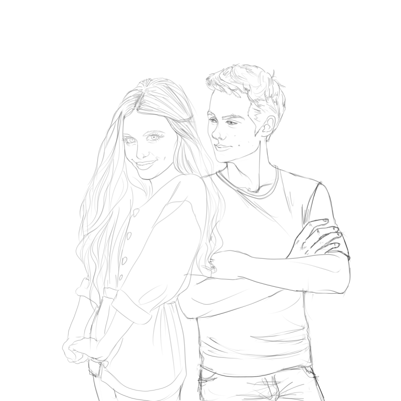 Раскраска Волчонок сериал Лидия